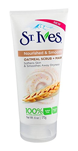 St Ives Scrub Oatmeal Facial Mask, 6 Ounce (3 Pack)