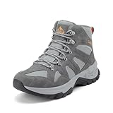 NORTIV 8 Men's Hiking Boots Waterproof Mid Ankle Trekking Outdoor Work Boots GREY 11 SNHB231M