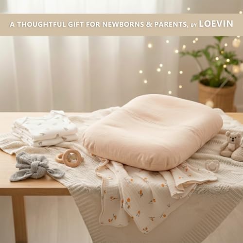 Image of Baby Lounger for Newborn 0-24 Months, Soft Portable Infant Nest & Play Mat & Diaper Changing Pad for Home,Travel & Floor Time, Newborn Babies Essentials Gifts(Pink)