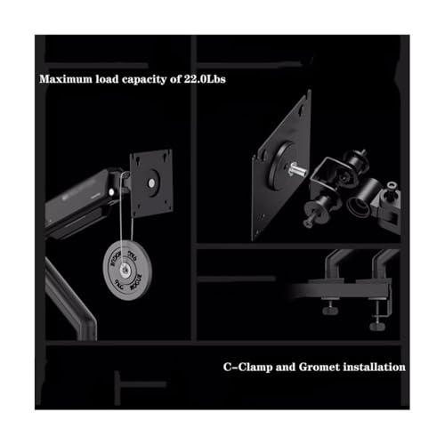 Bras de moniteur VESA 100x100 résistant jusqu'à 19,8 LB