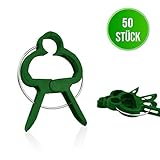 garten tomaten anbauen HARMONISCHE RANKHILFE – Der Stiel Ihrer Pflanzen hat in den Öffnungen der Befestigungsklammern genügend Freiraum für Bewegung und fördert ein gesundes Wachstum!