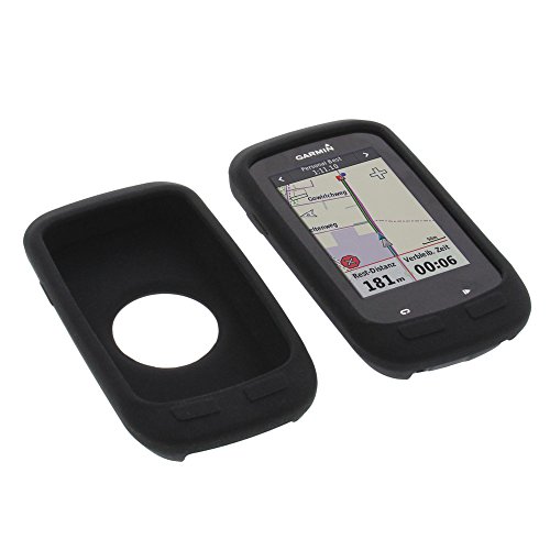 foto kontor Funda Compatible con Garmin Edge 1000 Edge Explore 1000 Protectora Silicona Carcasa protección Negra