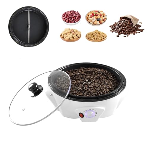 Tostadora De Café Eléctrica De 1200 W, Ajuste De Temperatura De 0 A 240 °C, Olla Antiadherente, Para Granos, Frijoles Rojos Y Frutos Secos.