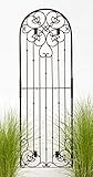 H Potter Outdoor Metal Wall Art Decor or Trellis for Climbing Plants Garden Panel Roses Vines Privacy Includes Brackets for Hanging X Large with 4 Mounts