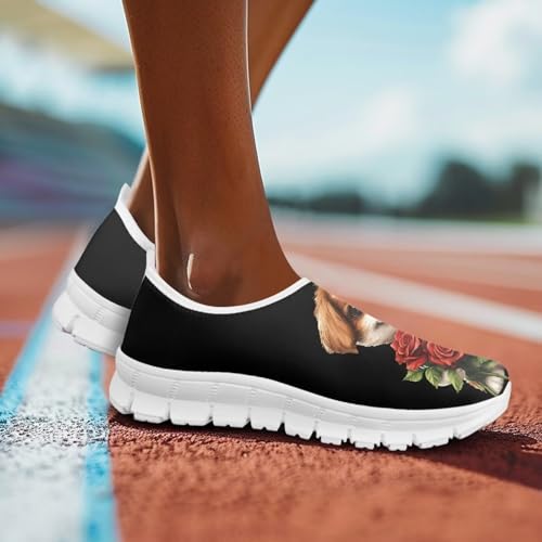 Image of Jeiento Cute Dog Women's Casual Slip On Shoes Loafers Sneakers for Women