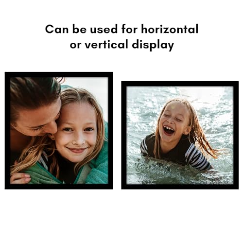 Americanflat 22x24 Picture Frame with Polished Plexiglass - Black Picture Frame - Wide Photo Frames Made of Engineered Wood for Vertical or Horizontal Wall Display - Epic Collection - Black