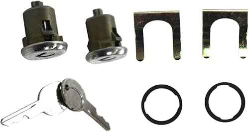 Miniatura 3 de DL7, D569A, 9601865 Juego de 2 cilindros de bloqueo de puerta de repuesto delantero para 76,78-80 Monza Base