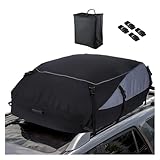 4. Conception pliable : le sac de toit de voiture est compact et facile à plier, et un sac de rangement est fourni, qui peut être plié et rangé lorsqu'il n'est pas utilisé, et ne prend pas de place.