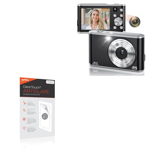 BoxWave Screen Protector Compatible with CAMKORY DC306L-US - ClearTouch Anti-Glare (2-Pack), Anti-Fingerprint Matte Film Skin