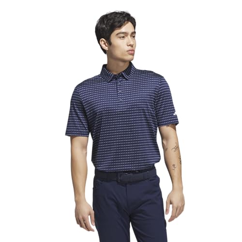 adidas Men's Ultimate365 Dash Stripe Polo Shirt