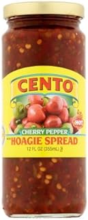 Cento Diced Hot Cherry Pepper (Hot) Hoagie Spread - Pack of 4