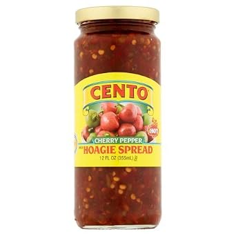 Cento Diced Hot Cherry Pepper Hot Hoagie Spread - Pack of 4