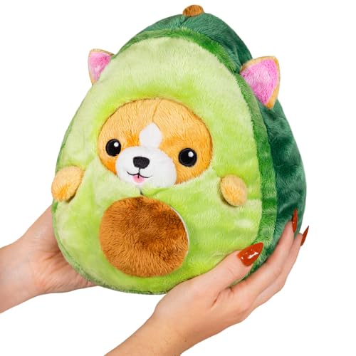 Squishable - Undercover Corgi in Avocado - Undercovers Collection - 7 in - Soft Toy Collectible Stuffed Animal