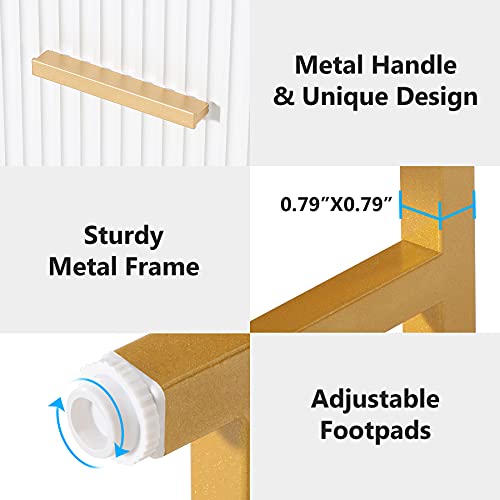 Tribesigns-2-Drawer-Nightstand-White-Gold-Night-Stands-Bed-Side-Table-with-Storage-Large-Modern-End-Table-Accent-Table-for-Living-Room-Wood-Metal-Nightstands-Bedroom-Organizer-Striped-1PC