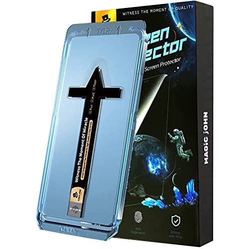 Magic John Iphone 14 Pro Max Screen Protector - Premium Tempered Glass - Anti Spy Protector Film - 10X Military Grade Shatterproof Crystal HD Clear Anti-Scratch, Bubble Free, Sensitive Touch