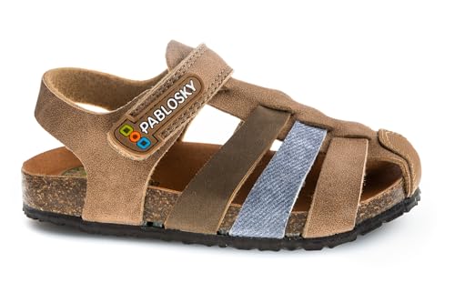 Sandale fille Pablosky Bio 520237 cuir premium finition artisanale