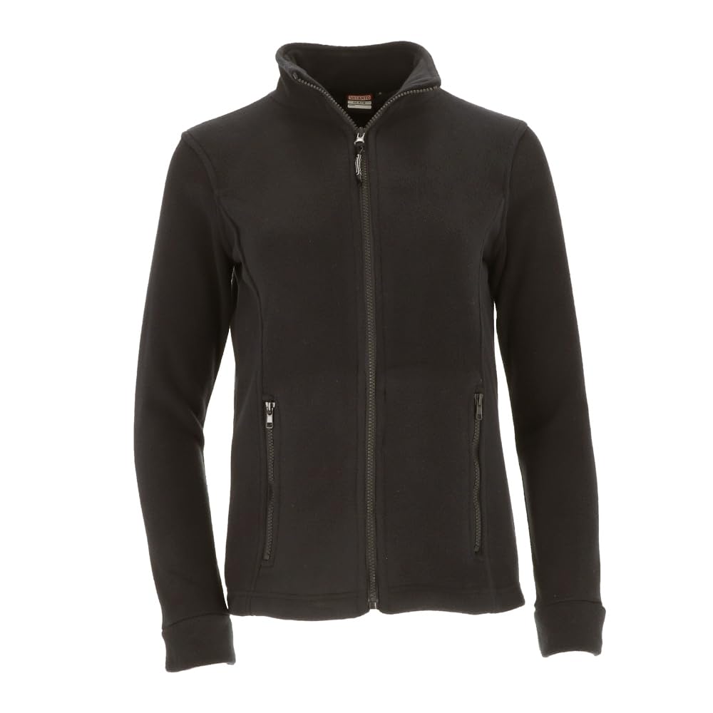 Genérico Forro Polar Mujer Corte Entallado: Micro-Polar Anti-Pilling 300g/m² | Cremallera Completa y Cuello Alto | Chaqueta Térmica con Bolsillos