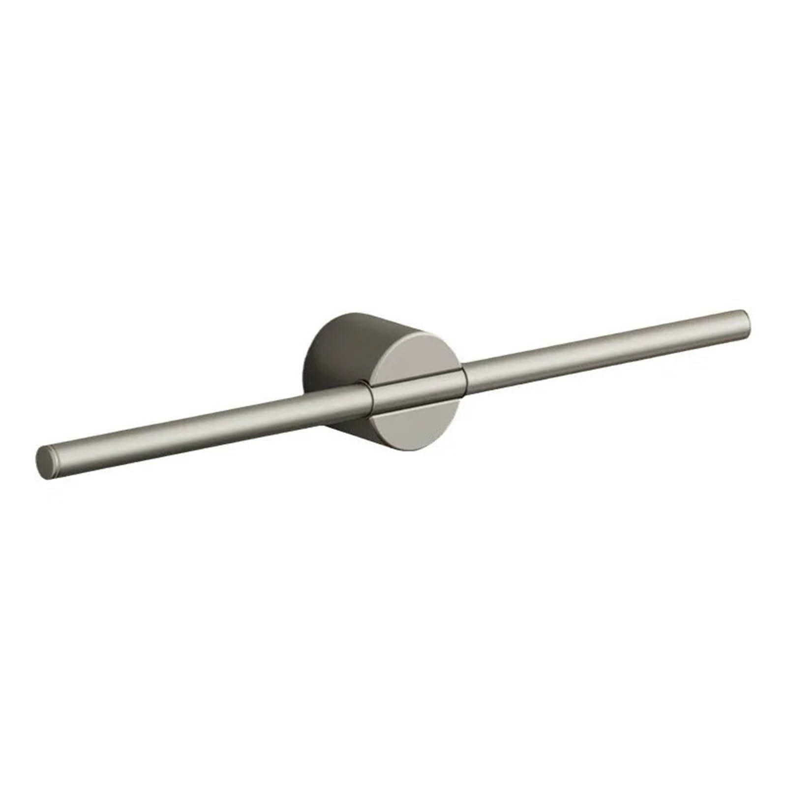 Bathroom towel rail Punch Free Towel Bar Gray Rack Wall Mounted Single Rod Bathroom Holder No Drill Storage Organizer(40cm)