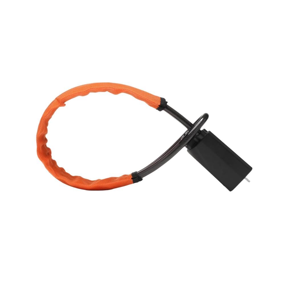 Steering Wheel Lock Car Steering Wheel Anti-Theft Lock Seat Belt Buckle Retractable Steel Cable Car Anti-Theft Locks(G)