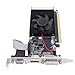ZASCHMOY Radeon R5 230 Computergrafikkarte 2GB 64 Bit PCI Express X16 mit VGA DVI HD Multimedia -Schnittstelle fu00fcr Desktop -PC und ITX Chassis