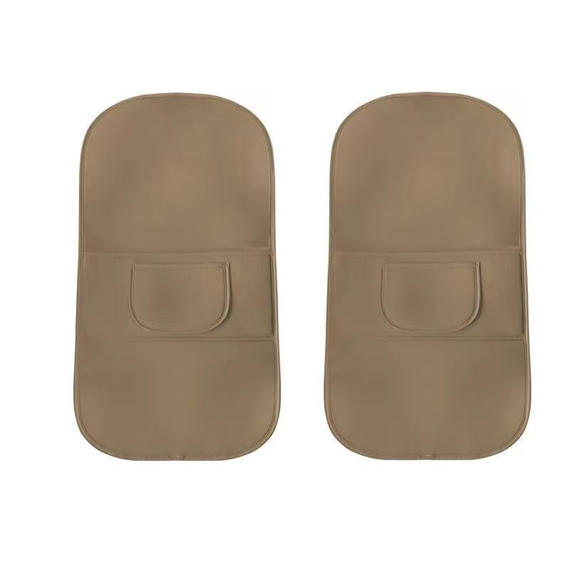 Protezione per Schienale Sedile Auto per Jeep Compass, Impermeabile Posteriore Auto Organizzatori Tasche Kick Mats Auto Accessori,D-2PCS