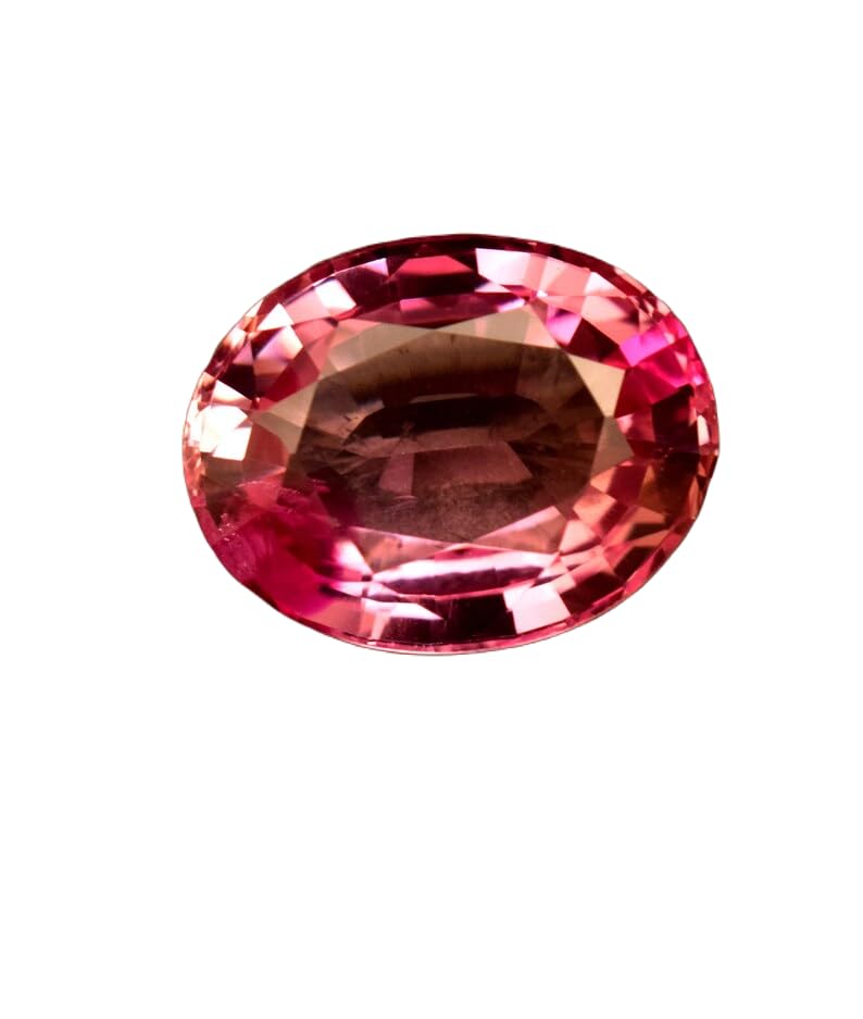 Saphir Padparadscha naturel pour remplacer une pierre perdue sur bague