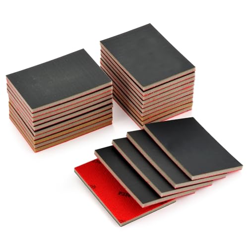Image of MAXMAN Sanding Sponge Set, 2500 Grit Foam, Wet /Dry Sandpaper for Wood /Metal