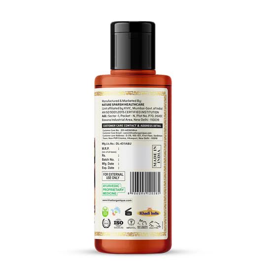 Image of Khadi Organique Satritha Hair Cleanser Natural Herbal Shampoo for Clean, Nourished Hair - 210ml