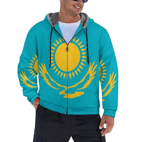 Sweat à capuche de qualité supérieure pour homme, veste chaude avec finitions polaires épaisses