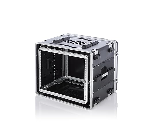 Flight case Gator 8U en polyéthylène avec amortisseur caoutchouc