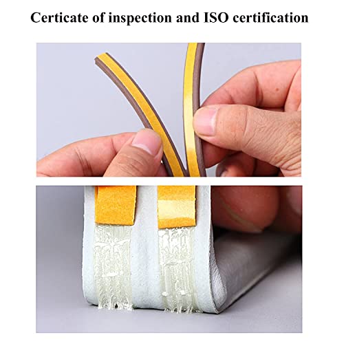 image for Maxee Total Length Door Bottom Strip, Self-Adhesive Foam Tape Sealing 