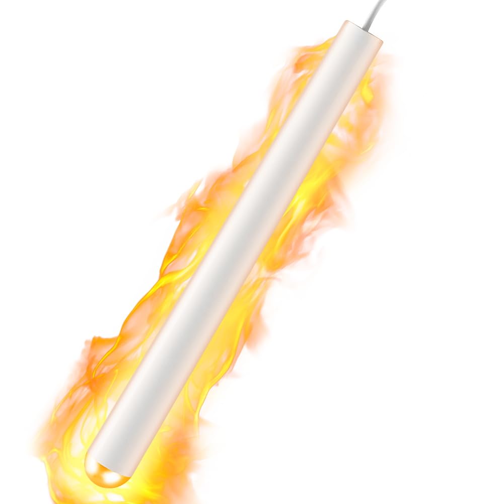 SXOVO Asta Riscaldante per Sex Toy, Bastone Riscaldante per Masturbatore Uomo, Bastone Riscaldante USB a Temperatura Costante da 42°C, Accessori per Sex Toys Uomo (Bianco)