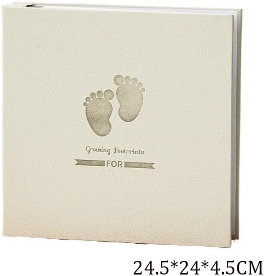 Travel Growth Commemorative Book ﻿ Leather Self Adhesive Film Thin Inner Pages Studio Photo Album Large Capacity Applicable to Photos, Receipts, Star Cards, etc