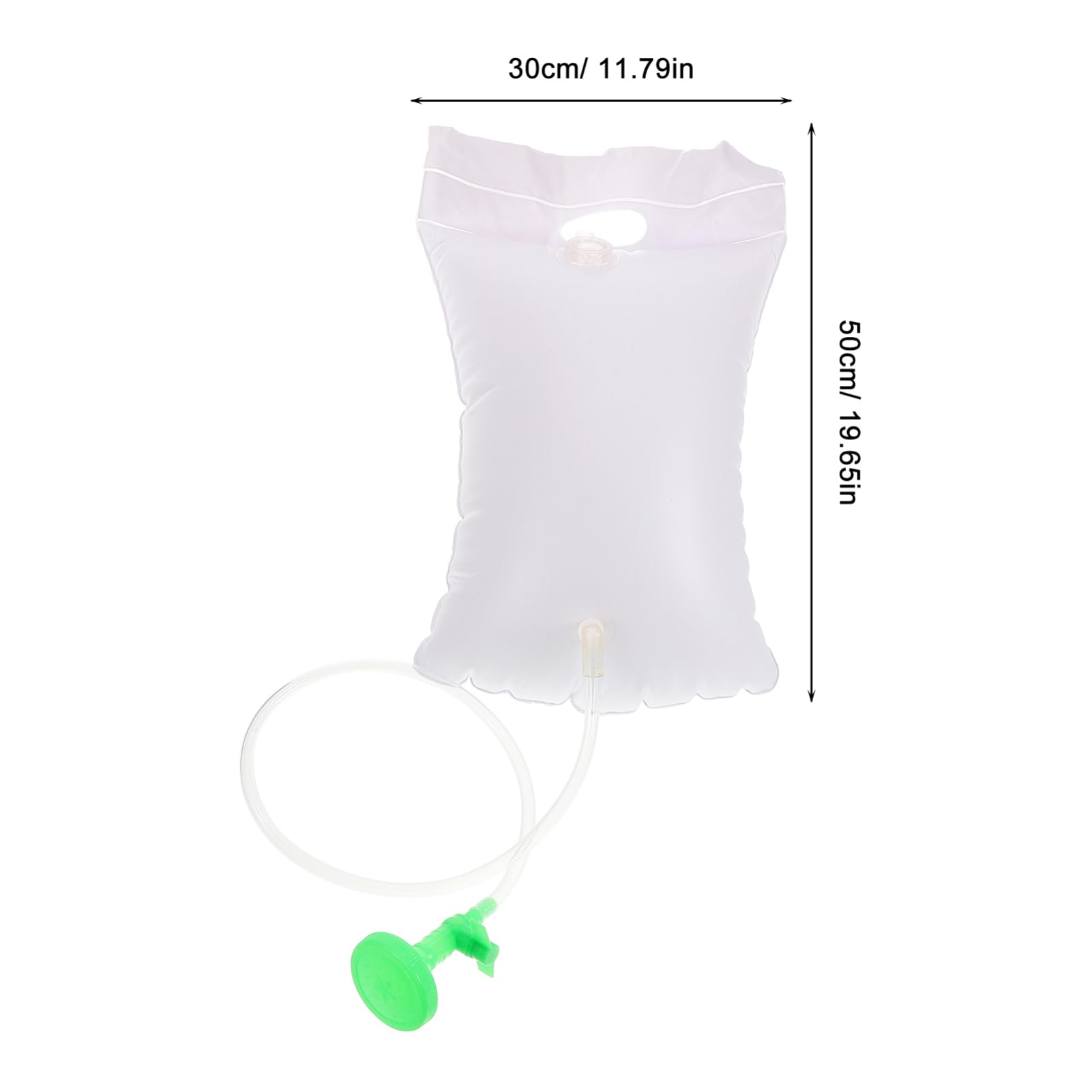 BCOATH PVC Portable Shower Bag for Bedridden Patients Convenient Bedside Bathing Tool 10l Large Capacity Splash-Proof Bathing Must-Have Product for Elderly