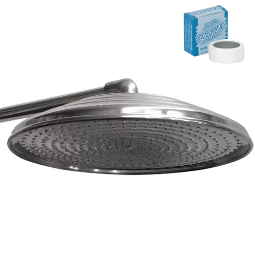 Ducha Cascata Chuveiro Piscina Chuveirão Alumínio 12 Pol