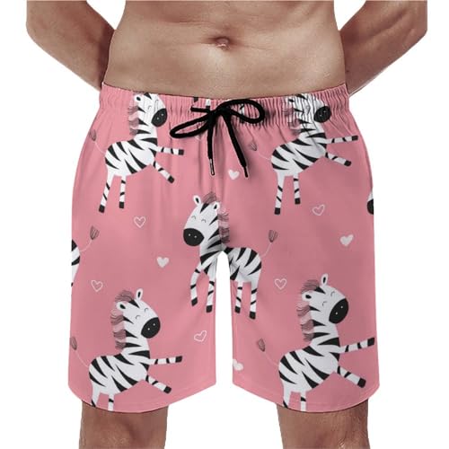 Swim trunk avec poches et cordon rose short de bain homme rigolo