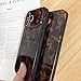 XQAGU Cute Phone Case for iPhone 17 Case Tortoise Shell Pattern Leopard Full Camera Protective Slim Shockproof Cool Trendy Aesthetic-Brown Amber