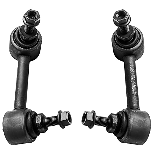 Image of Detroit Axle - Front 8pc Suspension Kit for 2009-2014 Nissan Maxima 2010 2011 2012 2013, 2 Lower Control Arms w /Ball Joints, 2 Outer Tie Rods, 4 Front Rear Sway Bars Replacement