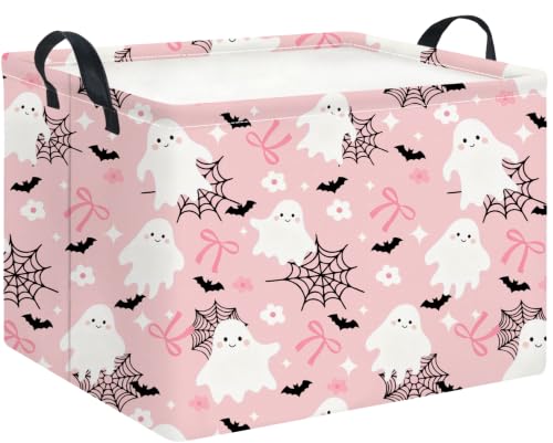 Image of Rectangle Storage Basket,Gift Basket,Room Decor(Blackweb Halloween)