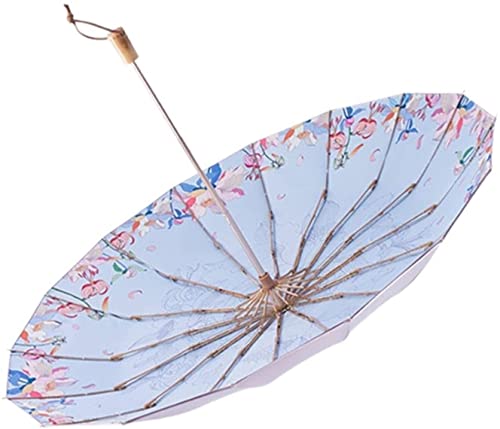 Parapluies pour la pluie 16 K style japonais transparent et résistant