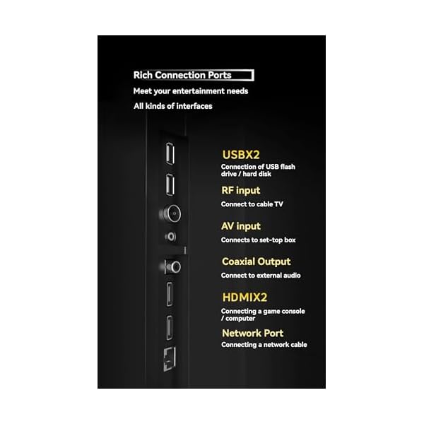 GTUOXIES 108 Inch Movable LED Screen UHD 4K TV Displays; TS108TD, Home Viewing, Fit Gracefully Into Any Room and Blend - Image 8