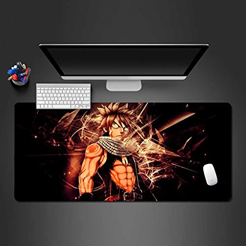 Tapis de souris anime noir doté d'une surface lisse et antidérapante