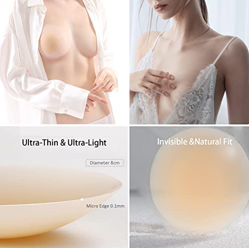 Cakes Cover Seamless Silicone Nipple Covers Adhesive Bra Invisible Strapless Sticky Bra Petals Breast Lift Pasties for Women2