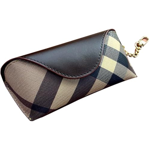 Image of kytasryl Soft Leather Sunglasses Bag,Travel Sunglass Holder Eyeglass Case Portable Slim Sunglasses Pouch