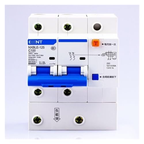 Disjoncteur NXBLE-125 interrupteur de fuite pour sécuriser les surcharges 80A - 4