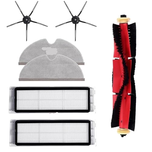 Roborock S5 S6 �V���[�Y ���[���[ �u���V �t�B���^�[ ���b�v �N���X �Z�b�g�ɑΉ�(A1)