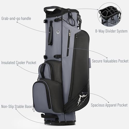 uniHimal 8-Way Lightweight Walking Golf Bag