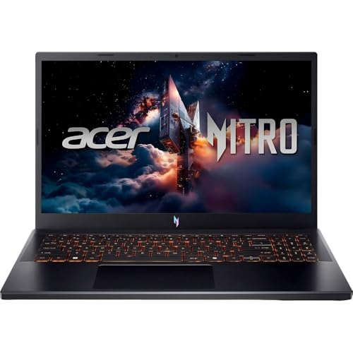 Acer Nitro V ANV15-52-57XK, Notebook Gamer 15.6" Full HD IPS 165 Hz, Intel Core i5-13420H, RTX 5050 8 GB, 16 GB RAM, SSD 512 GB, Windows 11, Preto
