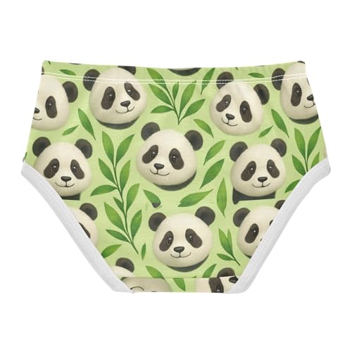Joisal Bright Toddler Girls Underwear 2t Cotton Little Girl Panties Cute Panda Bamboo Green Undies Kids Briefs2