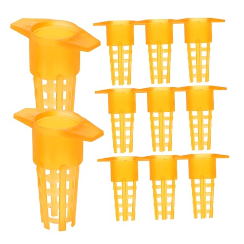 BCOATH 2sets Kunststoff Bienenzucht Werkzeug Bee Käfig Zelle Protector Königin Käfig Zelle 100 Stücke * 2